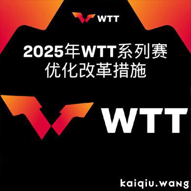 WTT于近日公布系列赛优化改革措施